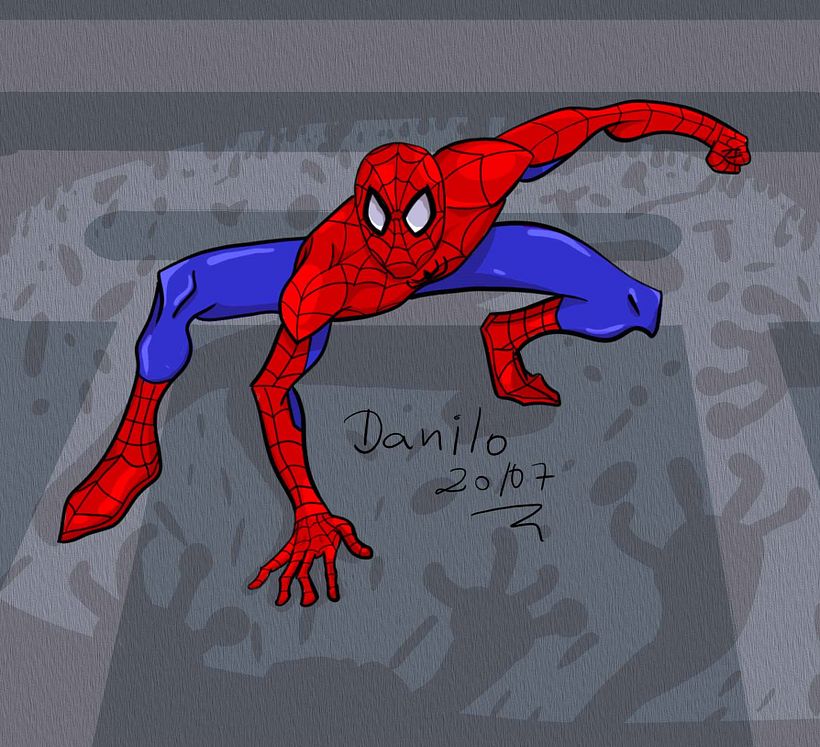 Spider Man - Desenho e Pinturas digitais