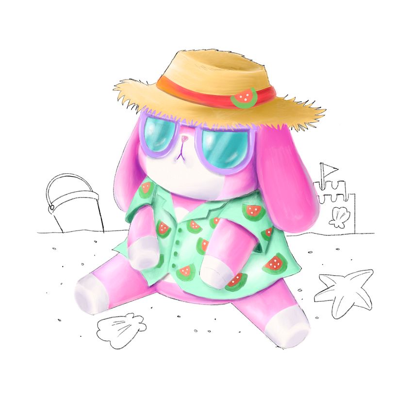 Coloreado de personaje