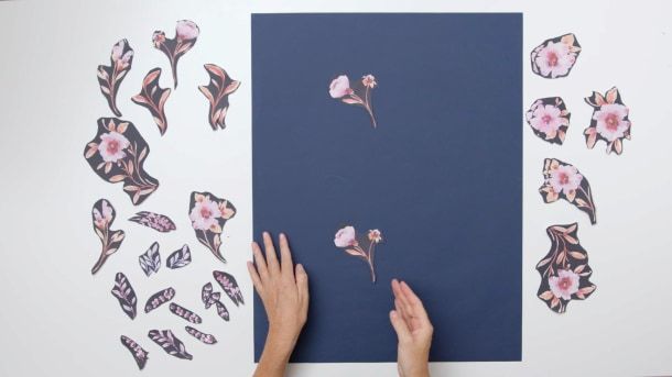 Assim, haverá simetria e repetição visual, essenciais para qualquer pattern