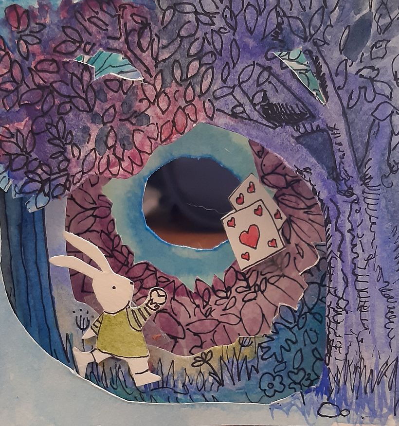 My project in Paper Cutting Techniques for Storytelling course IL BOSCO DELLE MERAVIGLIE 1