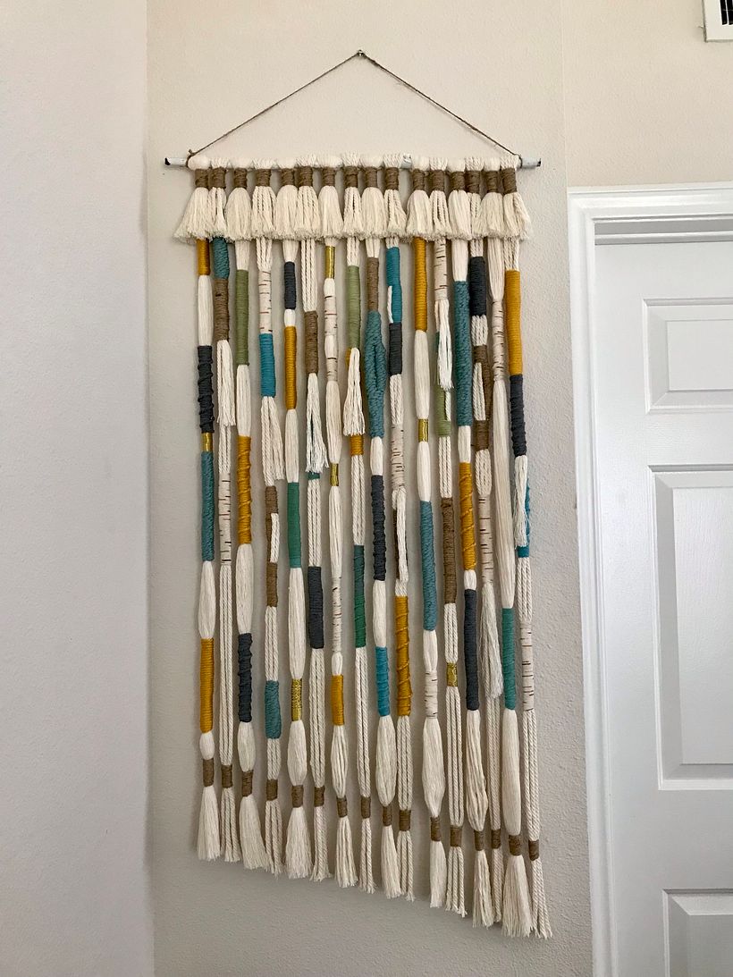 Mi Proyecto del curso: Macramé: técnicas de tejido envuelto 6