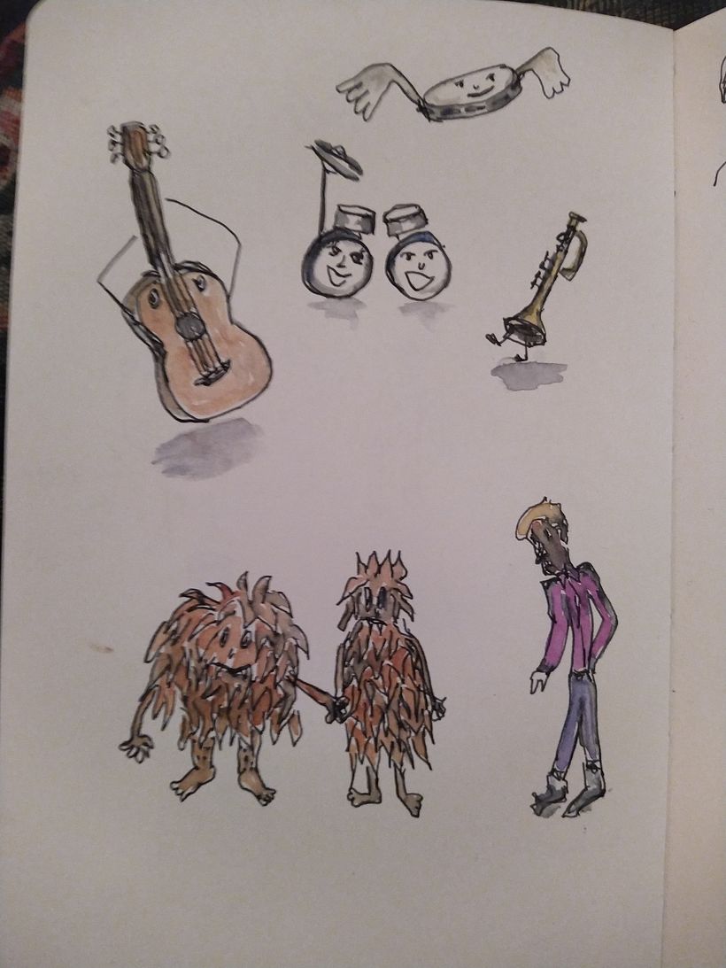 My project in The Art of Sketching: Transform Your Doodles into Art course 4