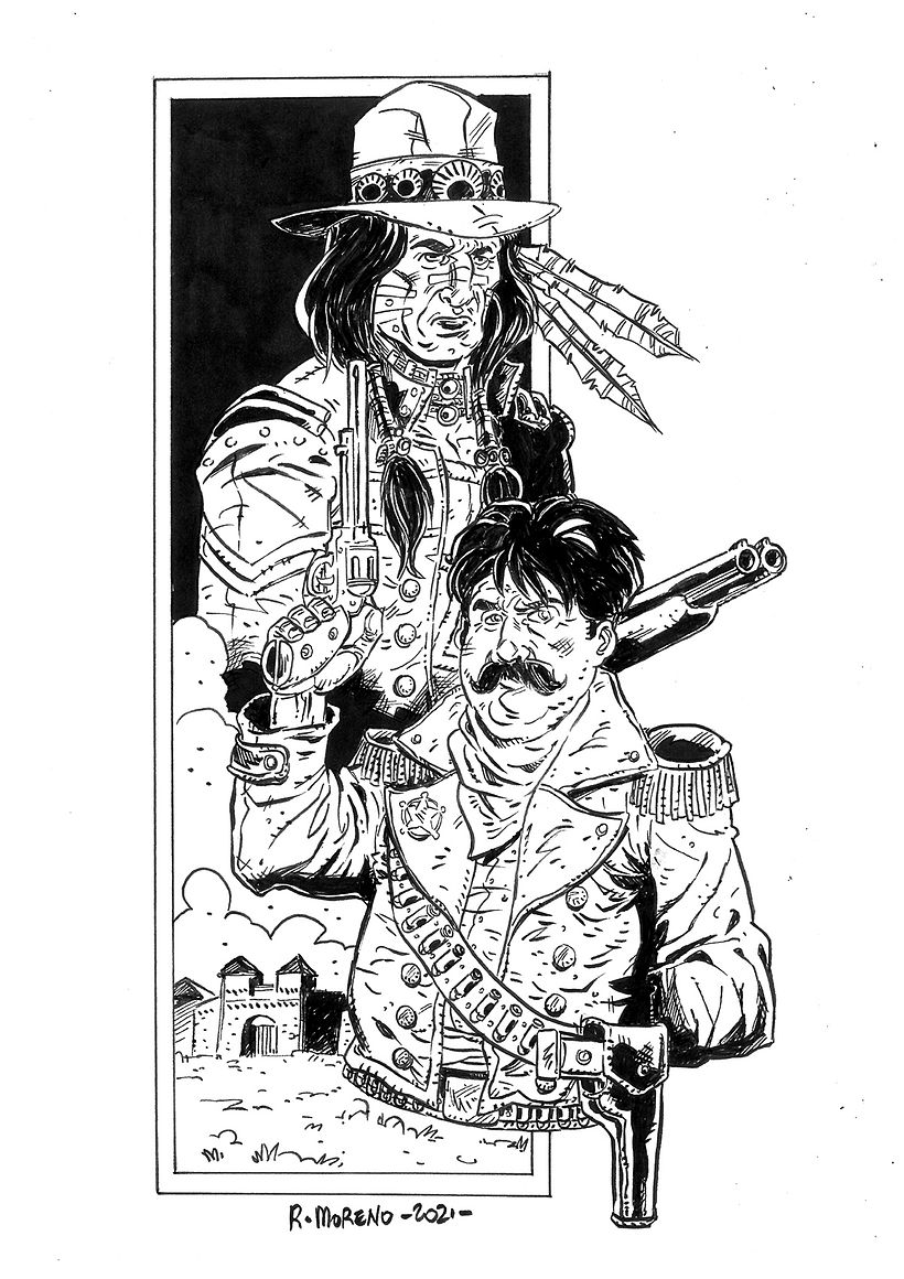 COMIC "UN VIEJO COLT DRAGOON" / "AN OLD COL DRAGOON" GRAPHIC NOVEL 12