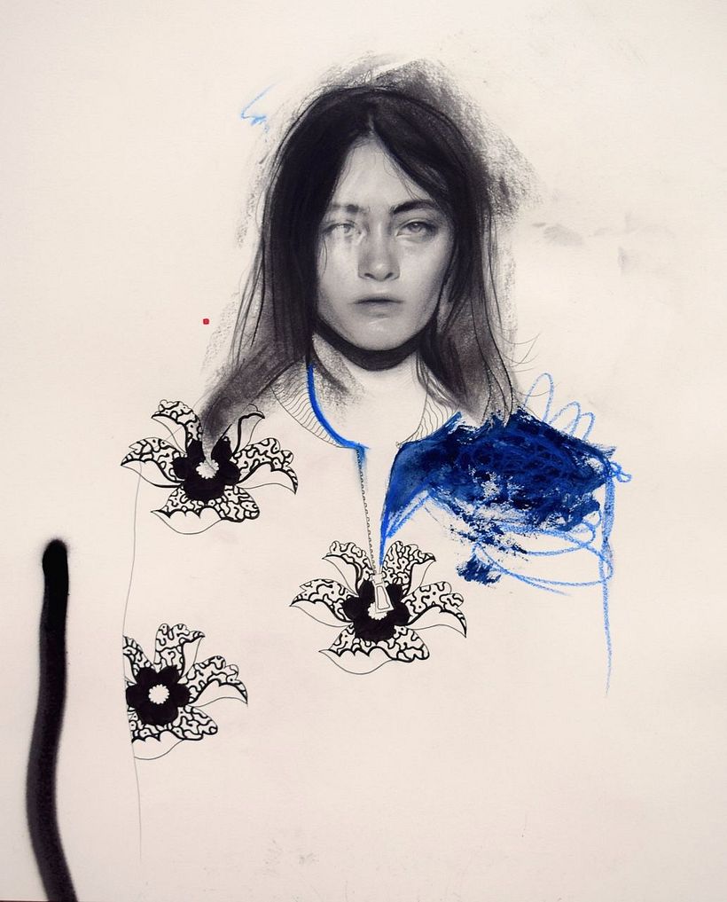 Fashion Illustration for ShowStudio, Victoria Beckham S/S 16 Womenswear