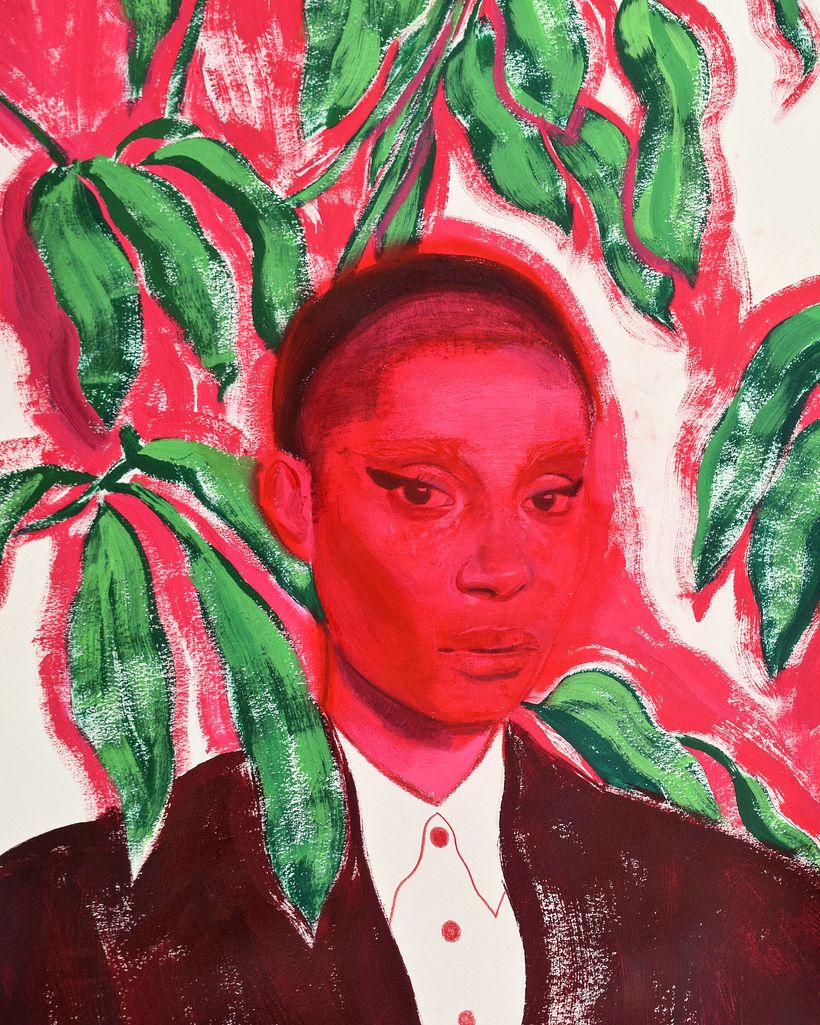 Portrait of Adwoa Aboah for ShowStudio