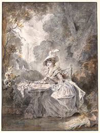 'Carta de amor', Claude-Jean-Baptiste Hoin (1760-1817). Arquivo: The Clark Art Institute