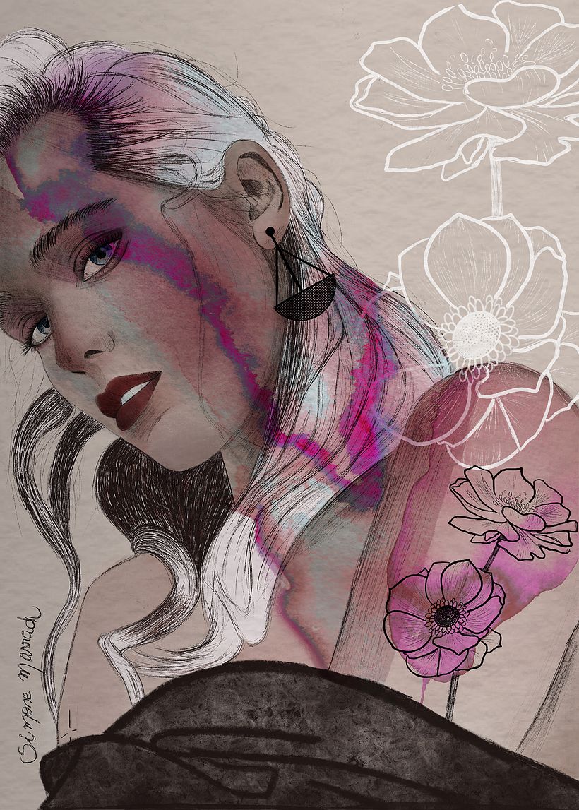 Meu projeto do curso: Retrato Ilustrado com Procreate 5