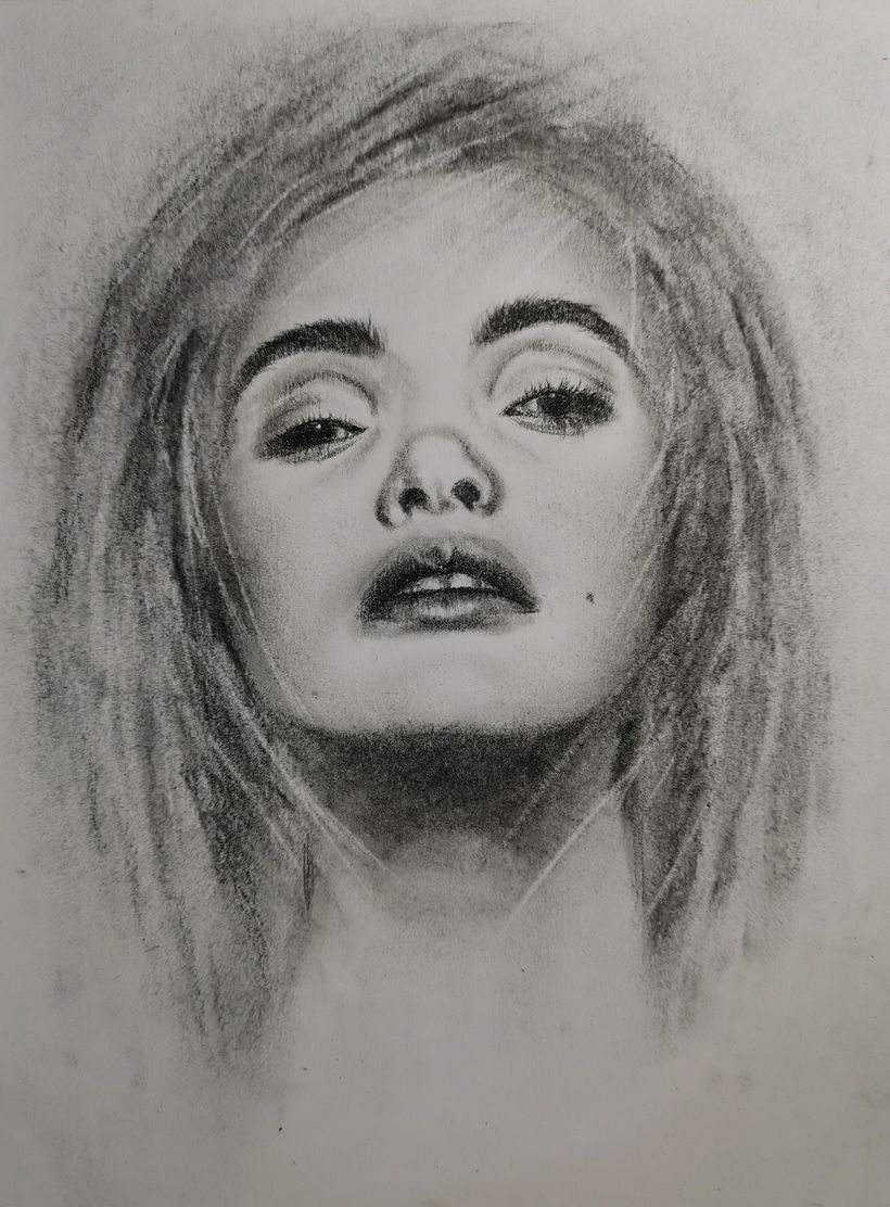 My project in Artistic Charcoal Portraiture: Creating Atmosphere course 4