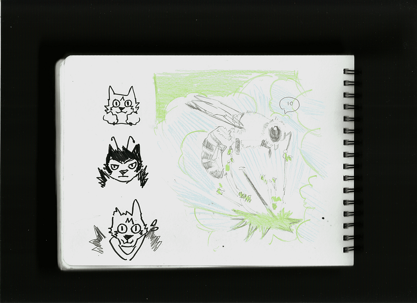 I also use Stopwatch techniques to capture Bee shape and also adding new doodle