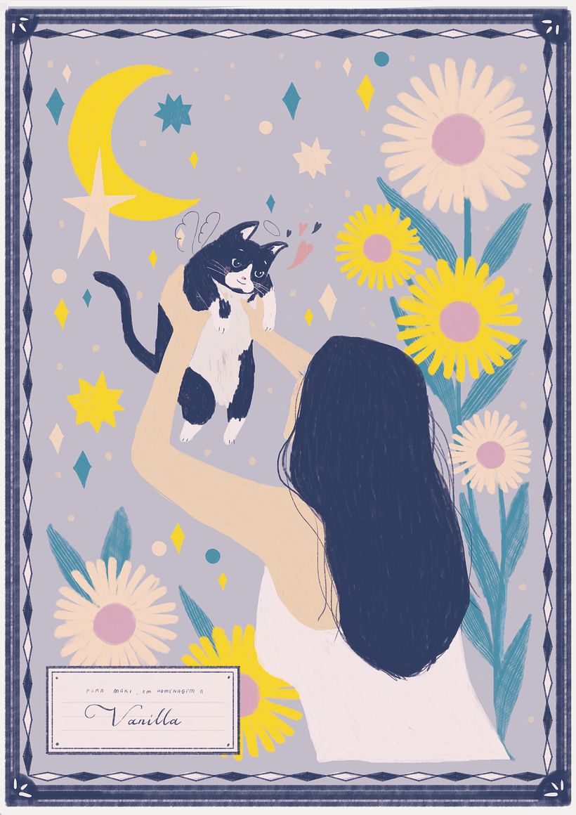 Em homenagem a linda gatinha Vanilla.