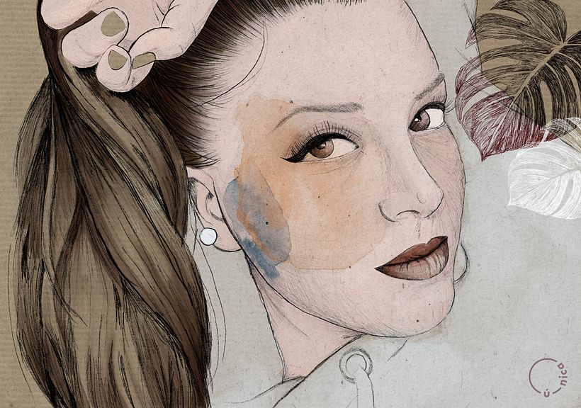 Mi Proyecto del curso: Retrato ilustrado con Procreate 1