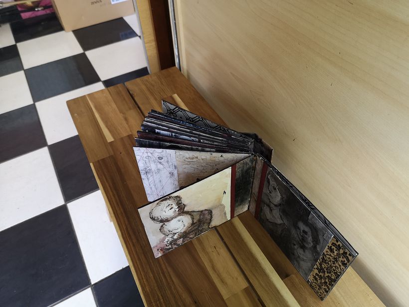 My project in Bookbinding of Your Artwork without Folds course 2