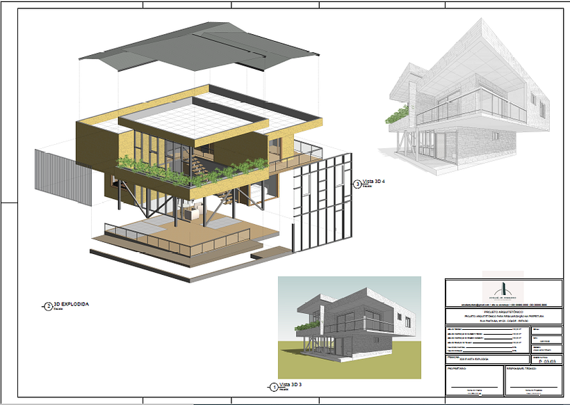 Meu projeto do curso: Projeto arquitetônico 3D e modelagem com Revit 2
