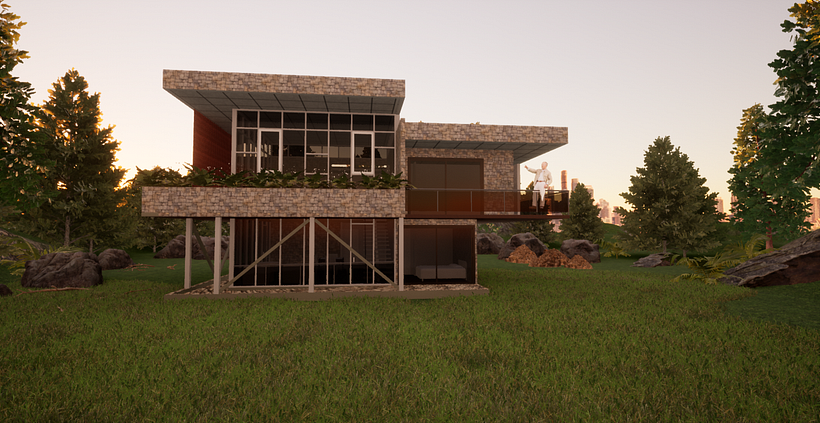Meu projeto do curso: Projeto arquitetônico 3D e modelagem com Revit 5