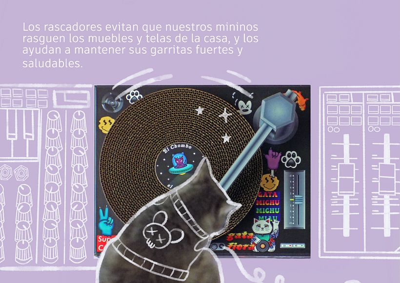 Mote - rascadores para gatos  4