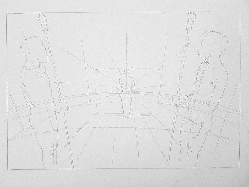 My project in Basic Principles of Drawing People from Imagination course 5