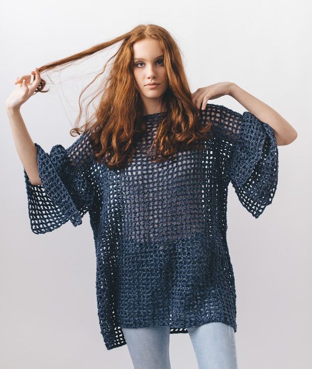 Vestido de crochet de filete 2