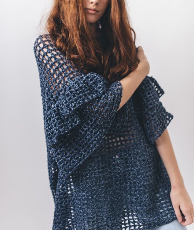 Vestido de crochet de filete 3