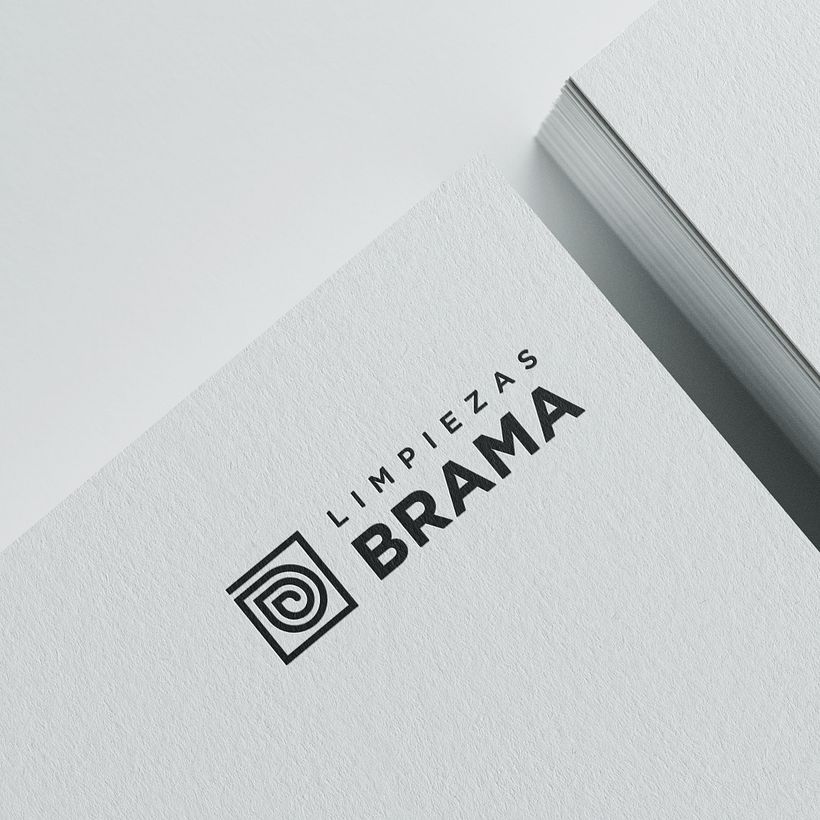 LIMPIEZAS BRAMA concept logo 3