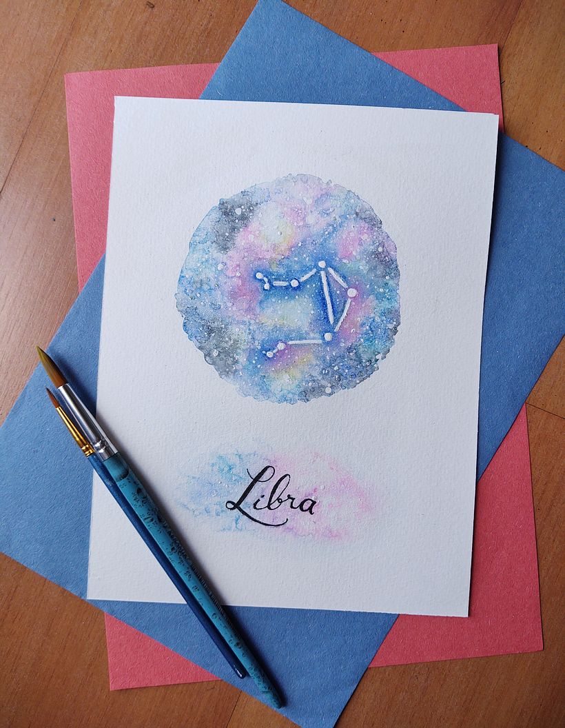 Meu projeto do curso: Técnicas modernas de aquarela - Traditionele illustratie