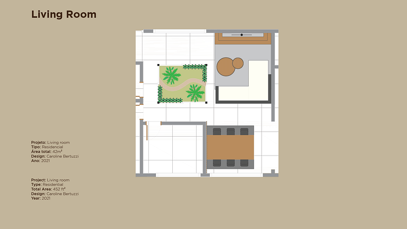 Meu projeto do curso: Design de interiores para iniciantes 1