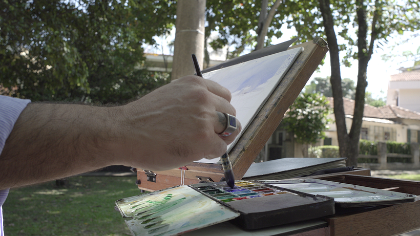 Tutorial Acuarela: consejos básicos para pintar al aire libre 12