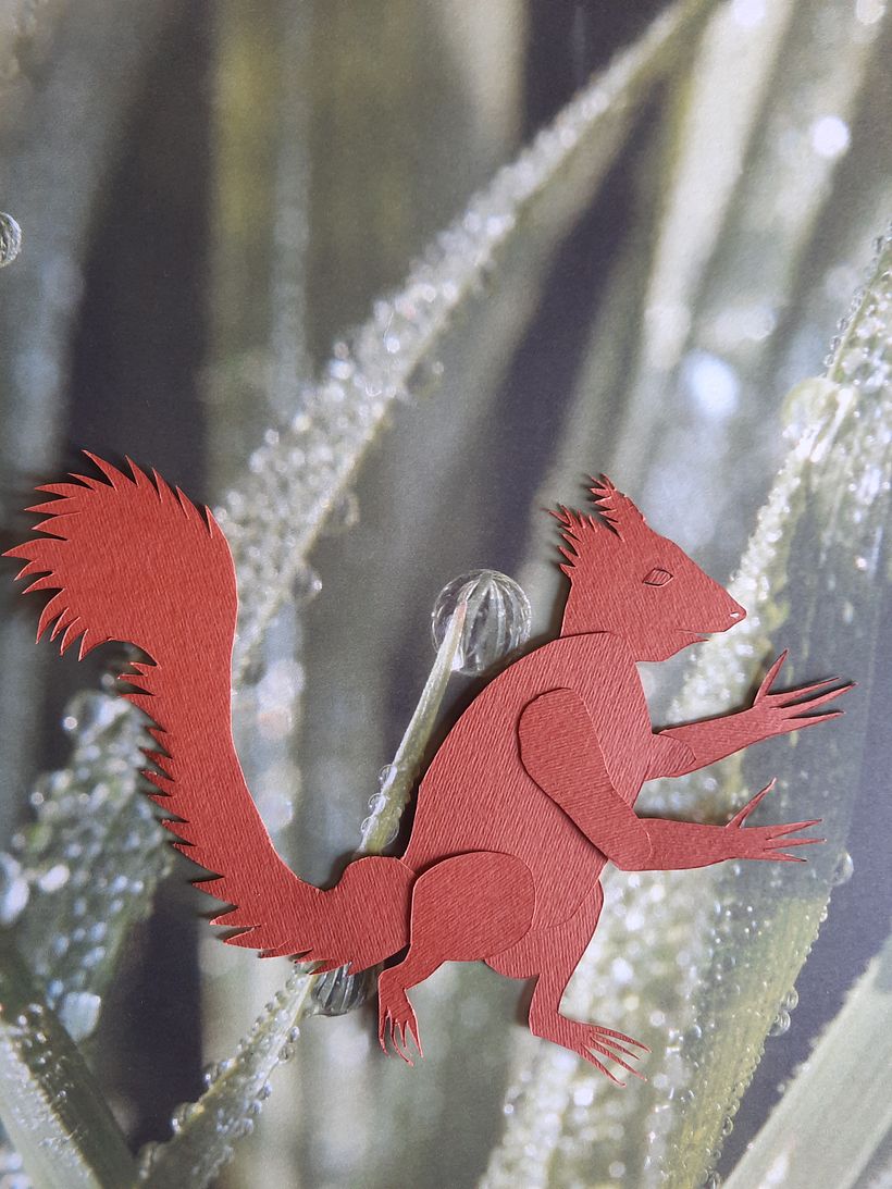 My project in Paper Playground: Create a Papercut Picturebook course 4