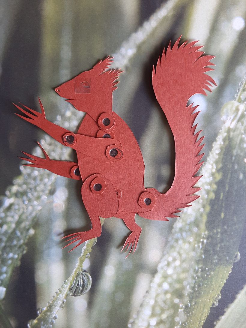 My project in Paper Playground: Create a Papercut Picturebook course 5