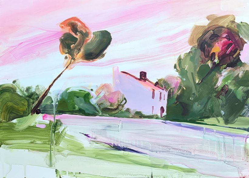 Penn Ar Ruguel, 50 x 70 cm, Acrylic on board