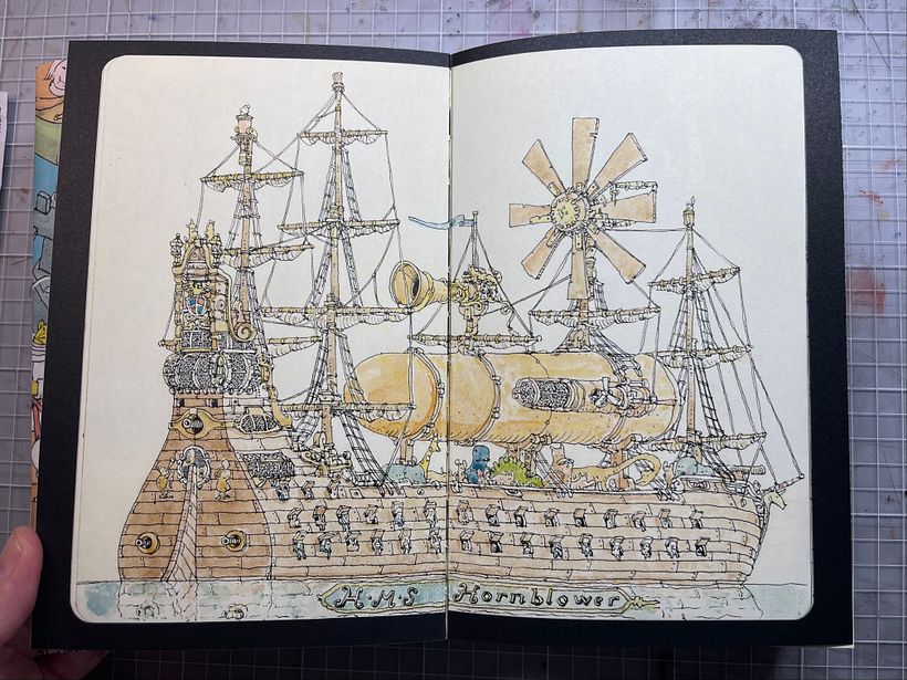 All in line – From the sketchbooks of Mattias Adolfsson, reprint 18