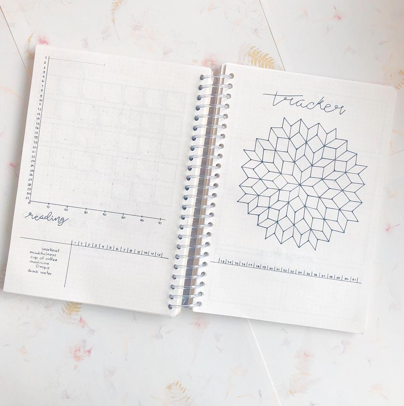  B U J O / minimalist spread  7