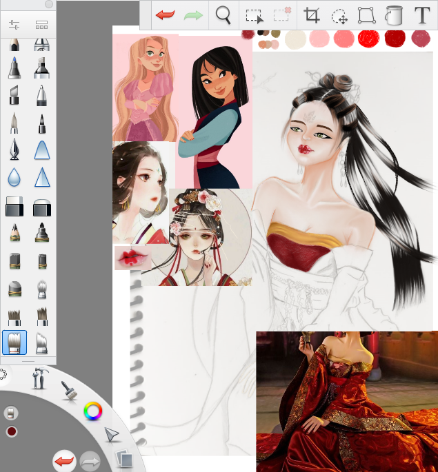 🍡Inspirações para a pintura e foto referência do sketch - Autodesk SketchBook Desktop