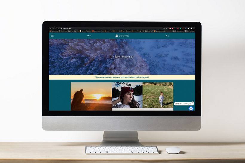 She Shreds - ecommerce site 2