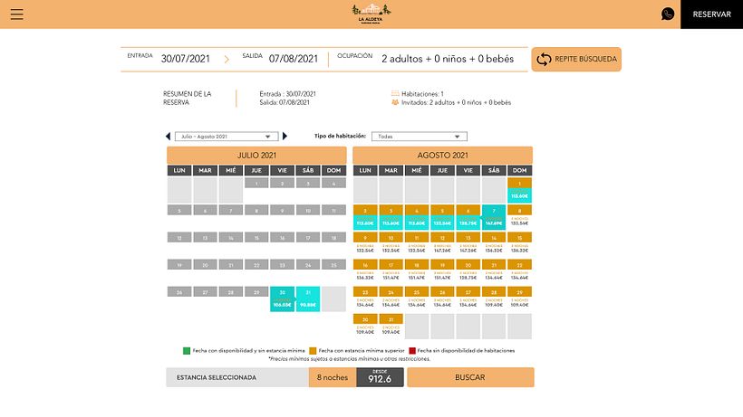 Hotel Rural - diseño UX 6