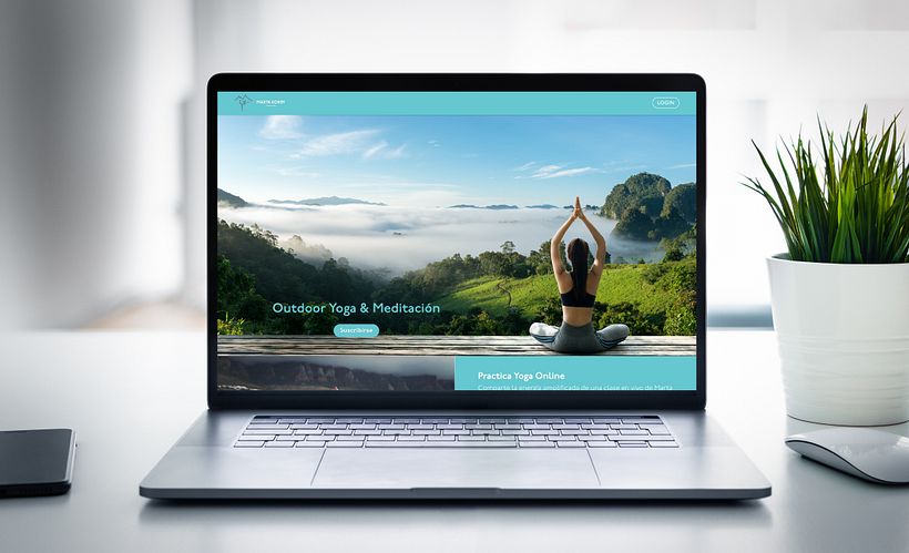 Outdoor Yoga - diseño UX 1