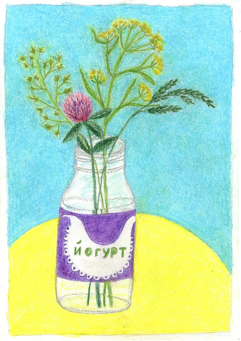 My project in Creative Drawing with Oil Pastels course 1