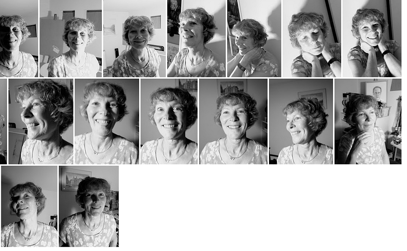 This is the range of photos I selected from