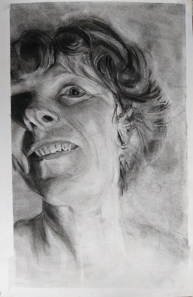 Louise in charcoal 