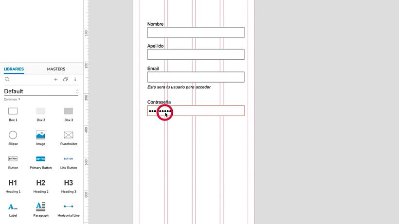 Axure Tutorial: How to Create an Interactive Form 7