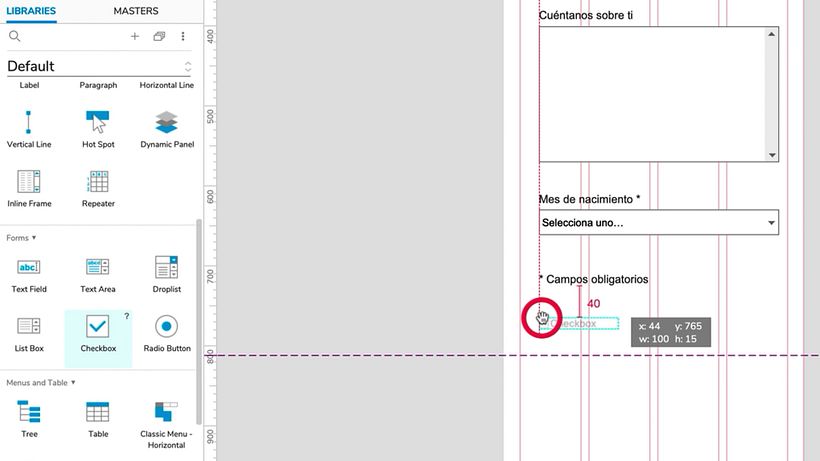 Axure Tutorial: How to Create an Interactive Form 13