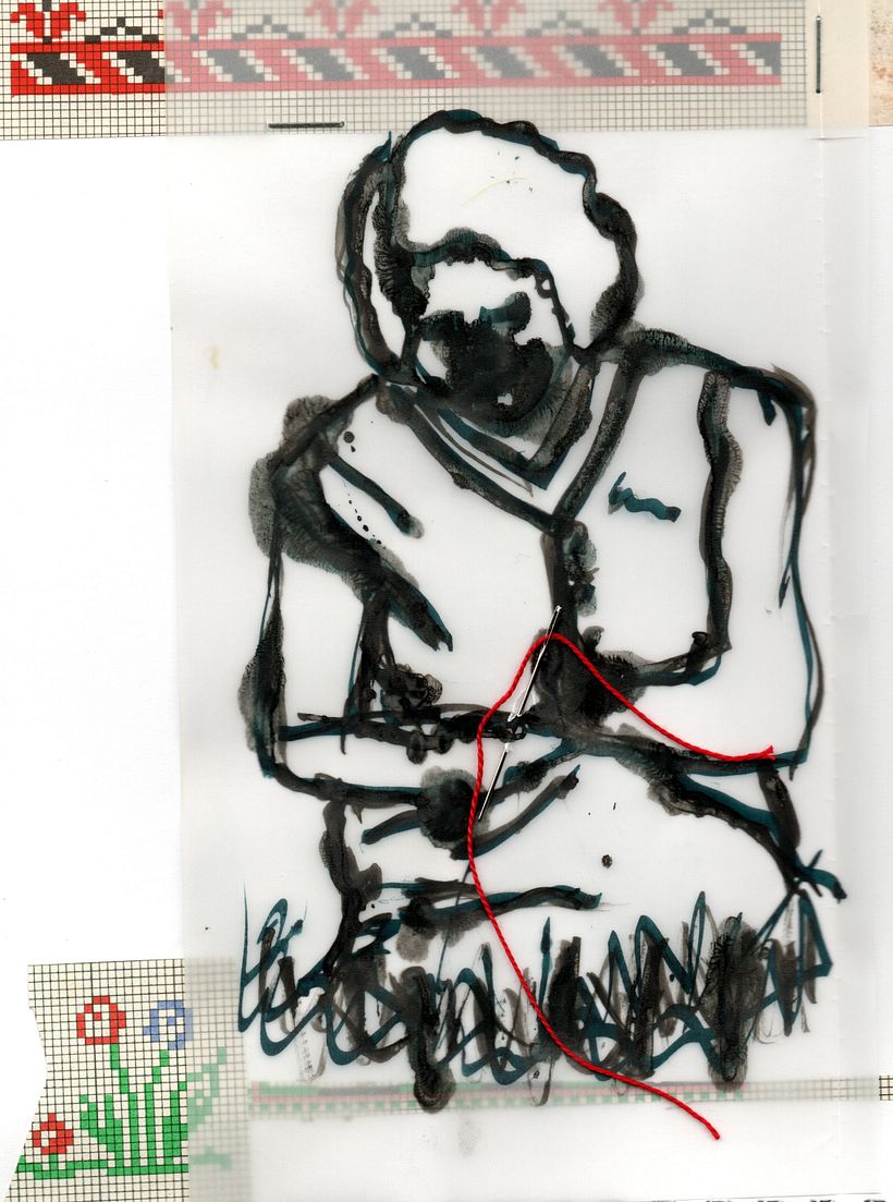 My project in Experimental Drawing Techniques for Picturebooks course 7