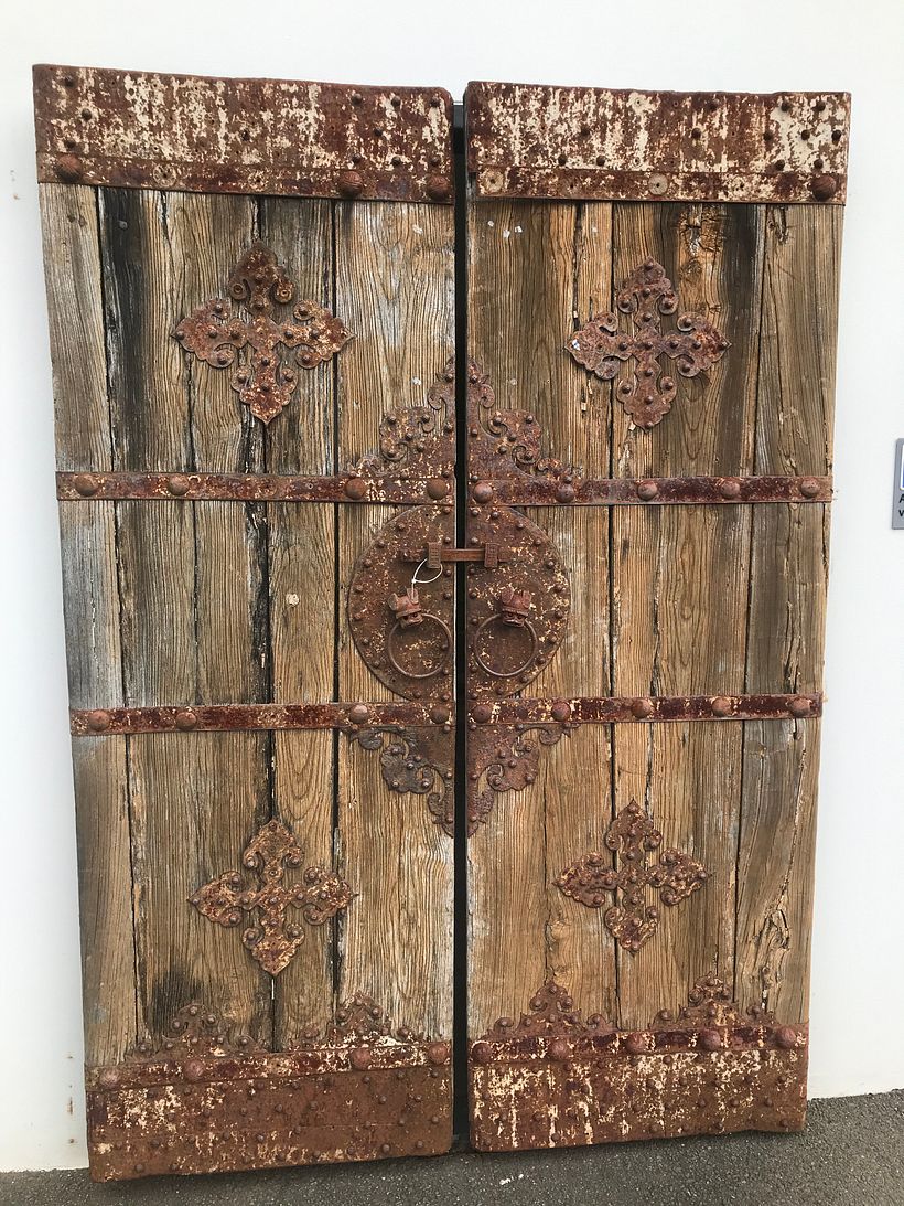 an original photo of old gate