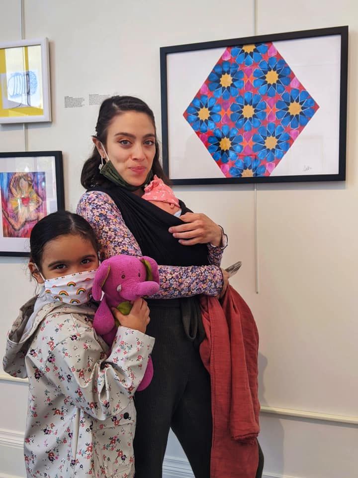 my first piece at a local exhibit!