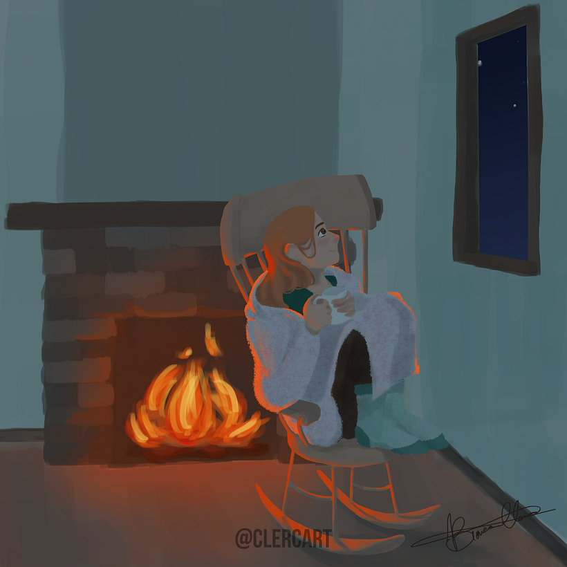 A Room Under Colored Light - By Bianca Clerc