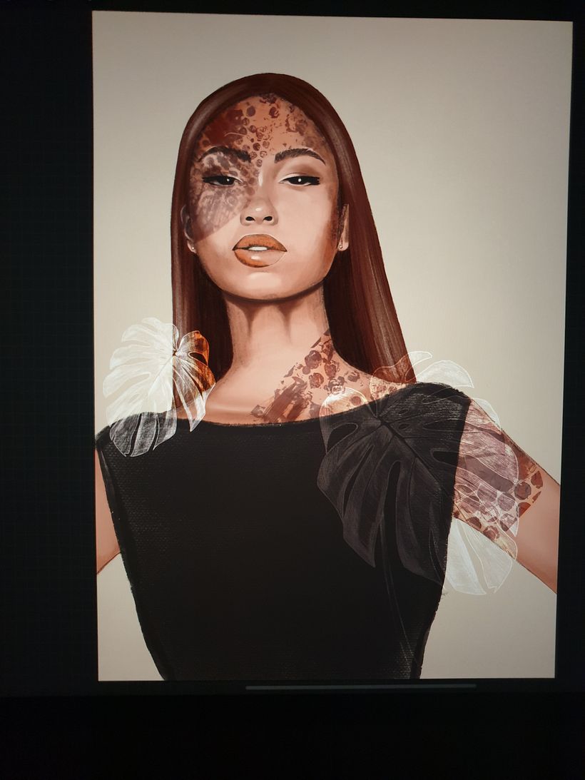 My project in Illustrated Portraits with Procreate course 1