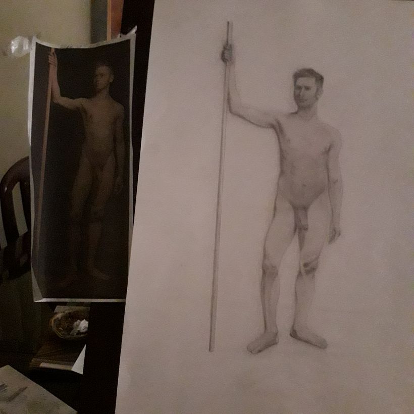 Mi Proyecto del curso: Dibujo realista de la figura humana 4