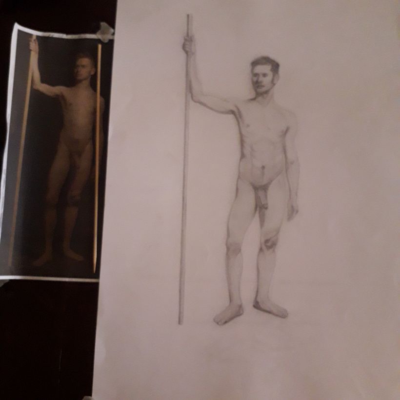 Mi Proyecto del curso: Dibujo realista de la figura humana 5