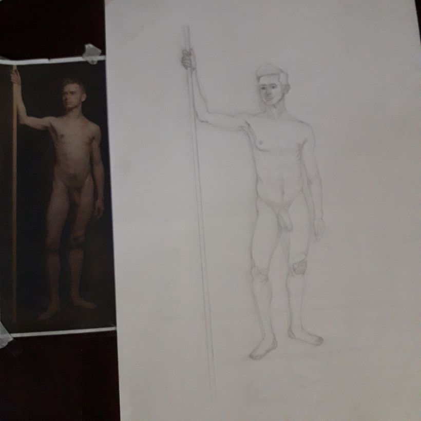 Mi Proyecto del curso: Dibujo realista de la figura humana 6