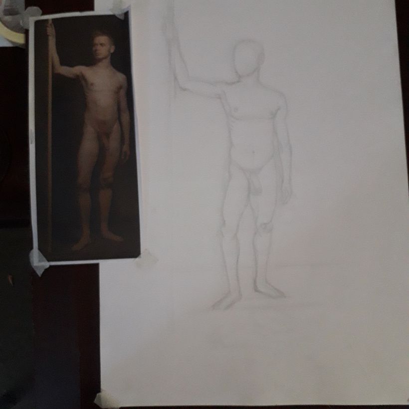 Mi Proyecto del curso: Dibujo realista de la figura humana 7