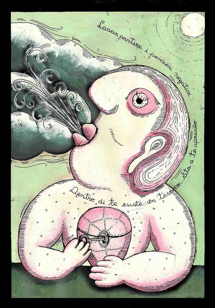 Il mio progetto del corso: Illustrazione artistica: disegna il tuo immaginario 2